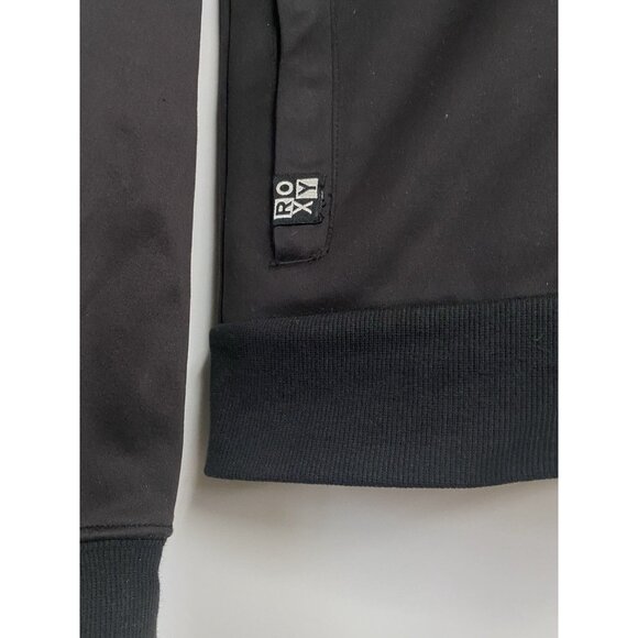 Roxy Snowboard Ski Jacket Black Medium Full Zip Hoodie - Picture 2 of 11